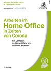 Buchcover Arbeiten im Home Office in Zeiten von Corona