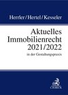 Buchcover Aktuelles Immobilienrecht 2021/2022