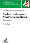 Buchcover Nachbarrechtsgesetz Nordrhein-Westfalen