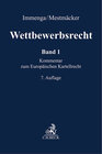 Buchcover Wettbewerbsrecht Band 1: EU. Kommentar zum Europäischen Kartellrecht