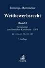 Buchcover Wettbewerbsrecht Band 2: GWB. Kommentar zum Deutschen Kartellrecht