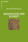 Buchcover Geschichte der Schrift