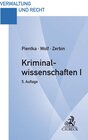 Buchcover Kriminalwissenschaften I