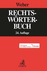 Buchcover Rechtswörterbuch