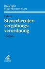 Buchcover Steuerberatervergütungsverordnung