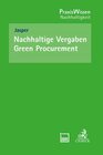Buchcover Nachhaltige Vergaben - Green Procurement