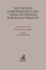 Buchcover Deutsches, Europäisches und Vergleichendes Wirtschaftsrecht