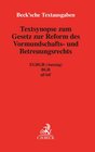 Buchcover Textsynopse zum Gesetz zur Reform des Vormundschafts- und Betreuungsrechts