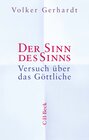 Buchcover Der Sinn des Sinns