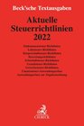 Buchcover Aktuelle Steuerrichtlinien 2022