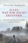 Buchcover Alles, was wir nicht erinnern