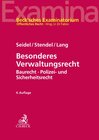 Buchcover Besonderes Verwaltungsrecht