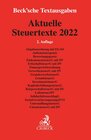 Buchcover Aktuelle Steuertexte 2022