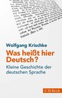 Buchcover Was heißt hier Deutsch?