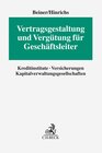 Buchcover Vertragsgestaltung und Vergütung für Geschäftsleiter