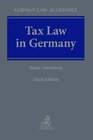 Buchcover Tax Law in Germany