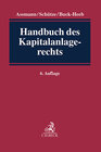 Buchcover Handbuch des Kapitalanlagerechts