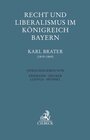 Buchcover Recht und Liberalismus im Königreich Bayern