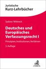Buchcover Deutsches und Europäisches Verfassungsrecht I