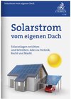 Buchcover Solarstrom vom eigenen Dach