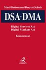 Buchcover Digital Services Act / Digital Markets Act (DSA / DMA)