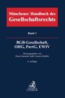 Buchcover Münchener Handbuch des Gesellschaftsrechts Bd. 1: BGB-Gesellschaft, Offene Handelsgesellschaft, Partnerschaftsgesellscha