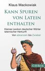 Buchcover Kann Spuren von Latein enthalten