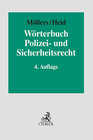 Buchcover Wörterbuch Polizei- und Sicherheitsrecht