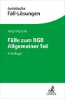 Buchcover Fälle zum BGB Allgemeiner Teil