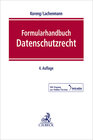 Buchcover Formularhandbuch Datenschutzrecht