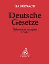 Buchcover Deutsche Gesetze Gebundene Ausgabe I/2024