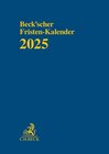 Buchcover Beck'scher Fristen-Kalender 2025