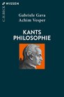 Buchcover Kants Philosophie