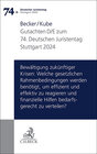 Buchcover Verhandlungen des 74. Deutschen Juristentages Stuttgart 2024 Bd. I: Gutachten Teil D/E: Bewältigung zukünftiger Krisen: 