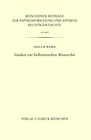 Buchcover Studien zur hellenistischen Monarchie
