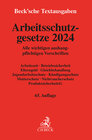 Buchcover Arbeitsschutzgesetze 2024