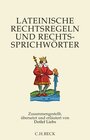 Buchcover Lateinische Rechtsregeln und Rechtssprichwörter