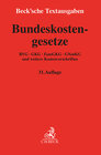 Buchcover Bundeskostengesetze