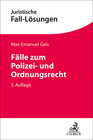 Buchcover Fälle zum Polizei- und Ordnungsrecht