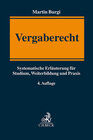 Buchcover Vergaberecht