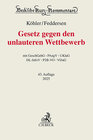 Buchcover Gesetz gegen den unlauteren Wettbewerb