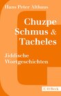 Buchcover Chuzpe, Schmus & Tacheles
