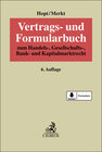 Buchcover Vertrags- und Formularbuch