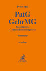 Buchcover Patentgesetz, Gebrauchsmustergesetz