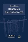 Buchcover Baustellenrecht