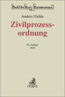 Buchcover Zivilprozessordnung