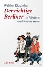 Buchcover Der richtige Berliner