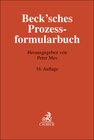 Buchcover Beck'sches Prozessformularbuch