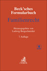 Buchcover Beck'sches Formularbuch Familienrecht