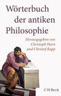 Buchcover Wörterbuch der antiken Philosophie